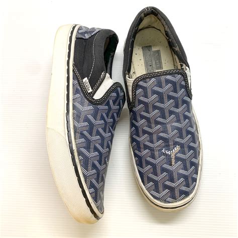 vans x goyard buy|Vans x Goyard custom design low sneakers blue men 9.5.